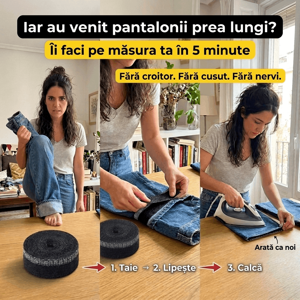 TivFix™ – Nu mai da bani la croitor! Scurtează orice haină în 5 minute acasă